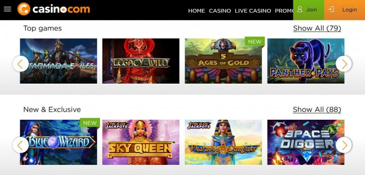 كازينو Casino.com 4