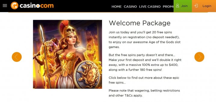 كازينو Casino.com 2