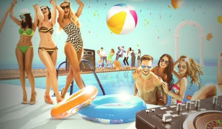 احصل على مكافأة تصل إلى 100 دولار في Casino Cruise بفضل العرض الترويجي الذي يحدث كل ثلاثاء وهو Pool Party واستمتع بالمقامرة!