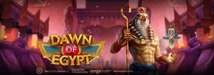 شركة Play’n Go تطرح لعبة سلوت رائعة جديدة Dawn of Egypt