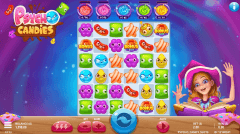 إلعب بلعبة السلوت الجديدة Psycho Candies التي تدفع بنظام المجموعة والتي أنشأتها Gluck Games