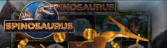 تُعيدك لعبة سلوت Spinosaurus التي أنتجتها شركة Booming Game إلى عصر الديناصورات