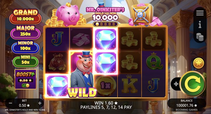 Mr. Oinkster’s Hold & Win 10,000 11