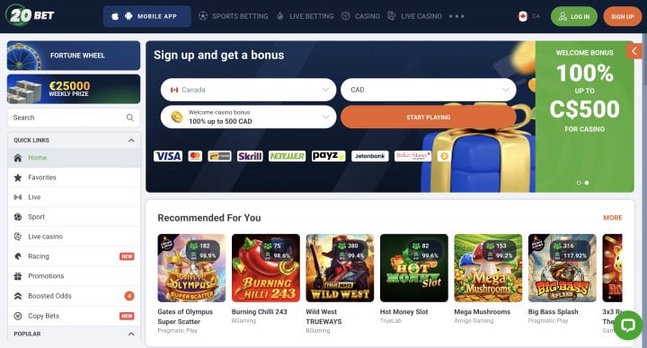 20Bet Casino 1