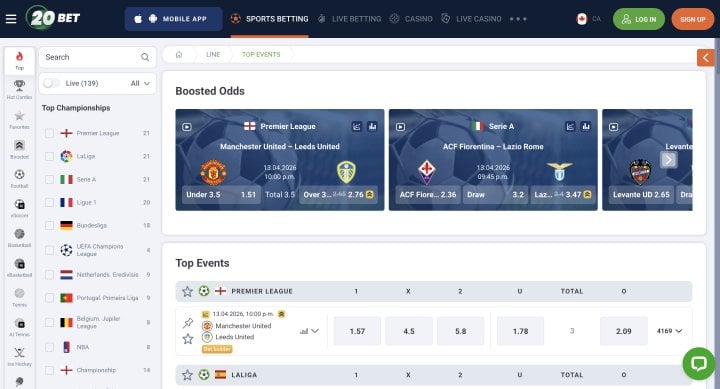 20Bet Casino 19