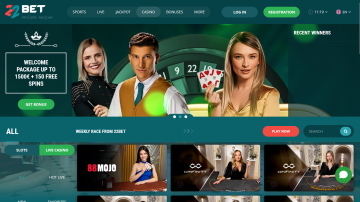 22Bet Casino 1