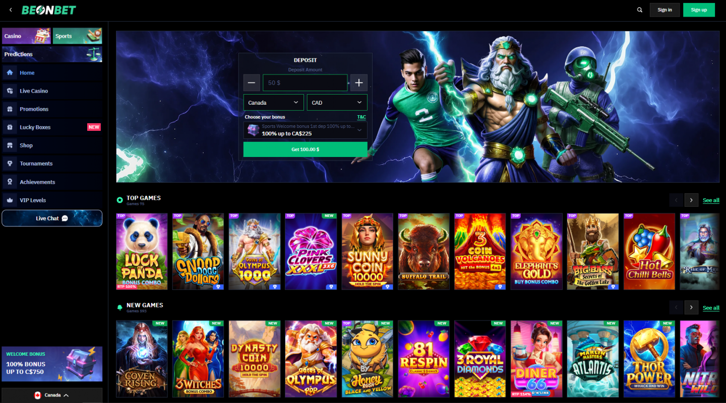BeonBet Casino 1