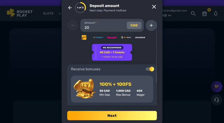 RocketPlay Casino 12