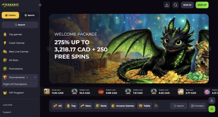 Drakaris Casino 1