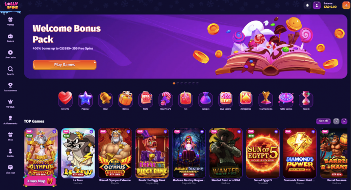 Lolly Spins Casino 1