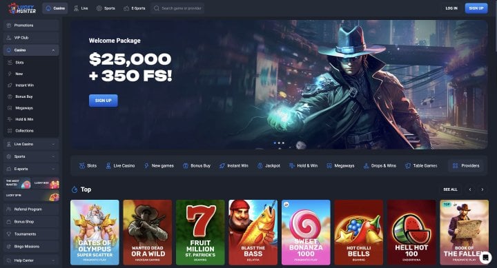 Lucky Hunter Casino 1