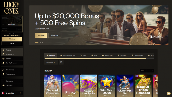 Lucky Ones Casino 1