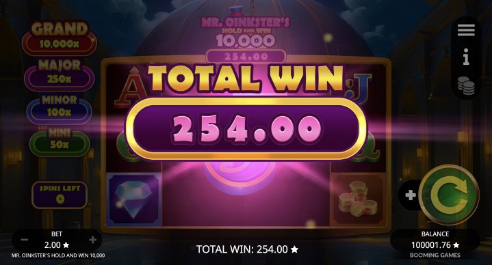 Mr. Oinkster’s Hold & Win 10,000 16