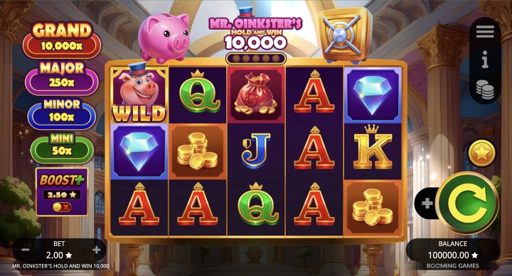 Mr. Oinkster’s Hold & Win 10,000 1