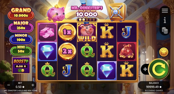 Mr. Oinkster’s Hold & Win 10,000 10
