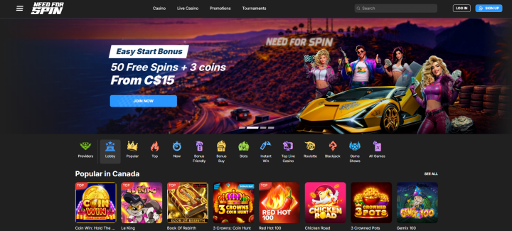 NeedforSpin Casino 1
