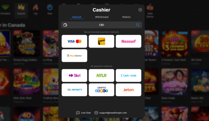 NeedforSpin Casino 16