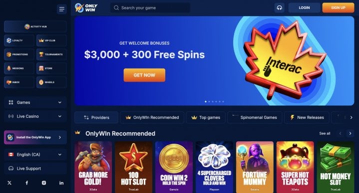 OnlyWin Casino 1