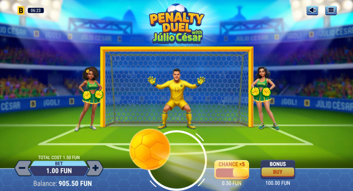 Penalty Duel with Júlio César 2