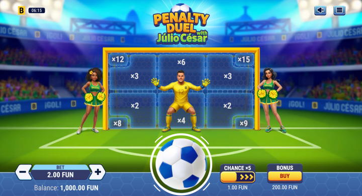 Penalty Duel with Júlio César 1