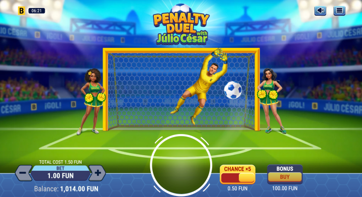 Penalty Duel with Júlio César 3