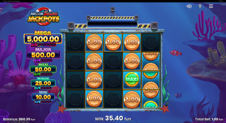 Razor Shark Jackpots 15