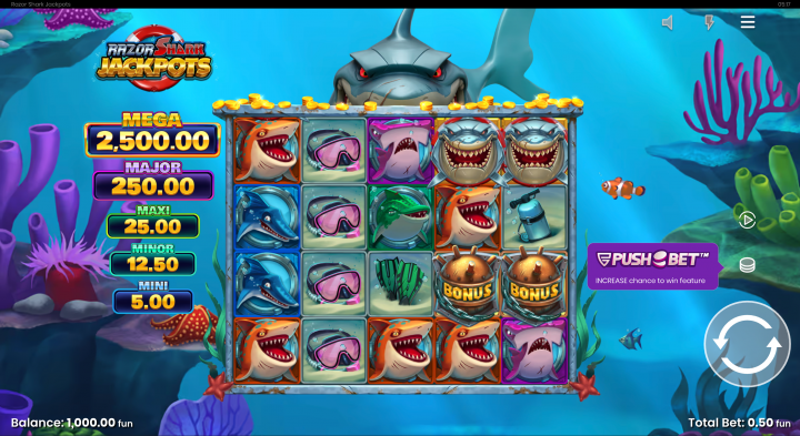 Razor Shark Jackpots 1
