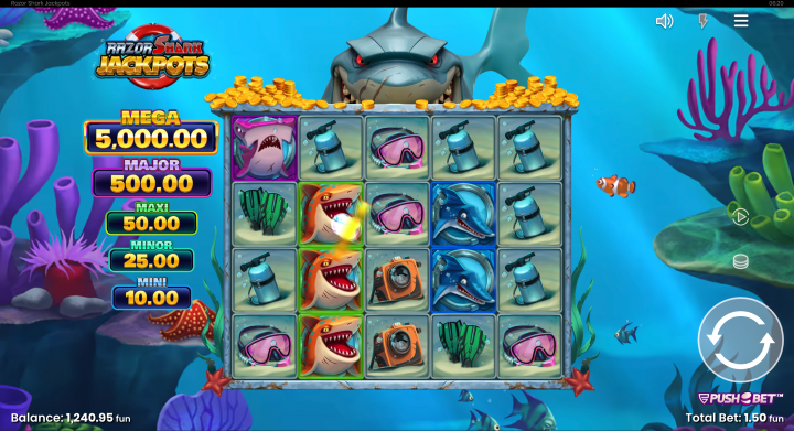 Razor Shark Jackpots 16