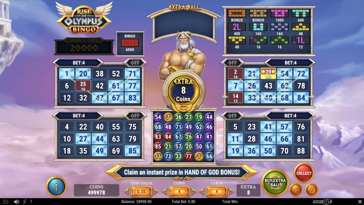 Rise of Olympus Bingo 2