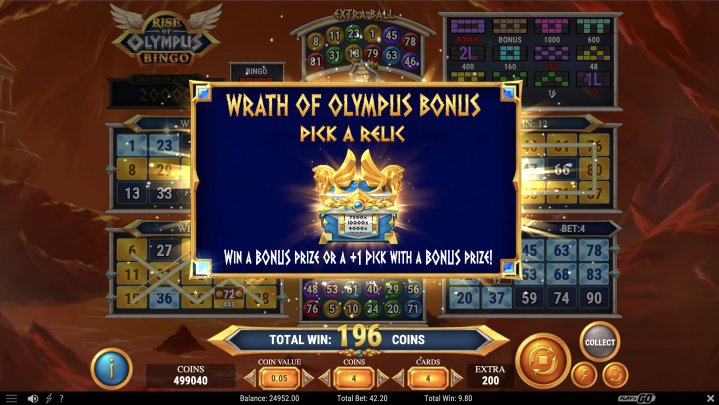 Rise of Olympus Bingo 4