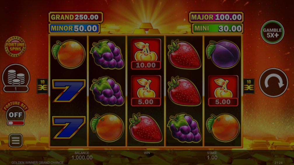 Golden Winner Grand Chance demo