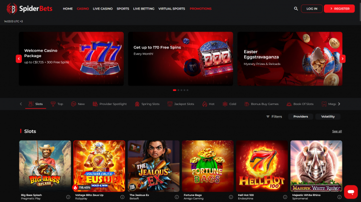 SpiderBets Casino 1