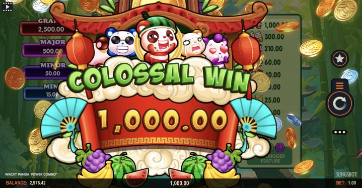 Wacky Panda Power Combo 6