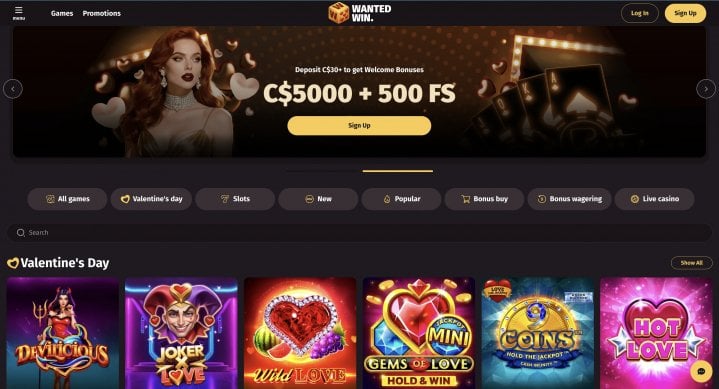 Wanted Win Casino 1