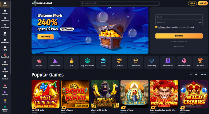 WinShark Casino 1