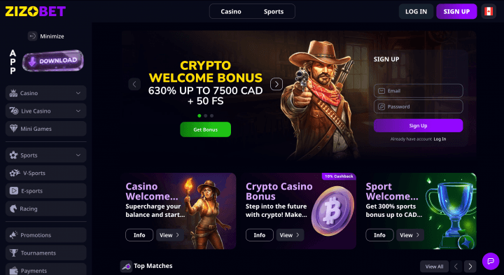 ZizoBet Casino 1