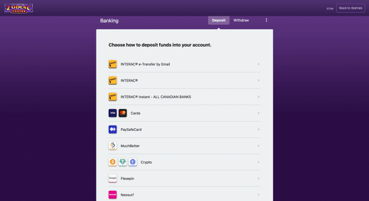 Zodiac Casino 8