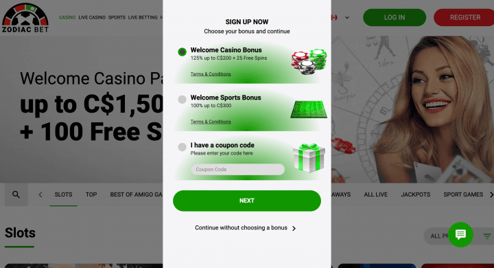 ZodiacBet Casino 2