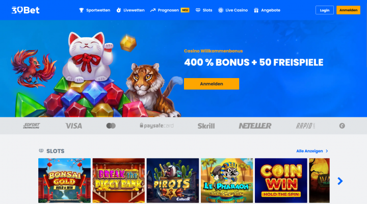 30Bet Casino 1