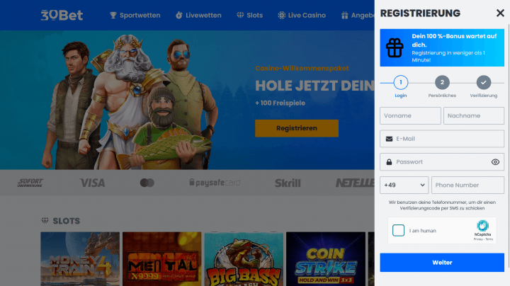30Bet Casino 2