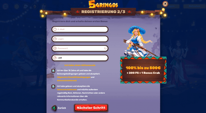 5Gringos Casino 2