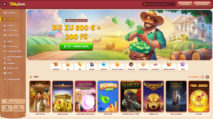 BillyBets Casino 1