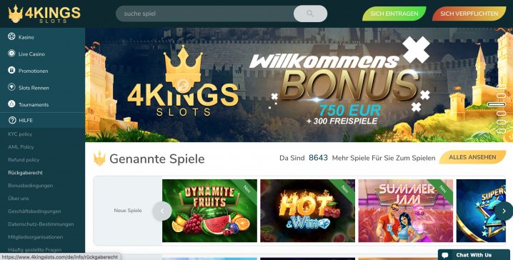 4Kings Slots Casino 1