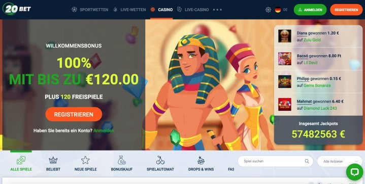 20BET Casino 1