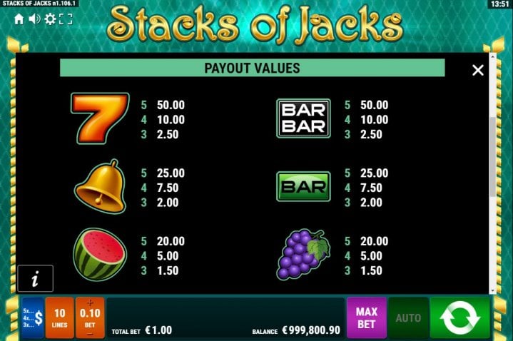 Stacks of Jacks 2