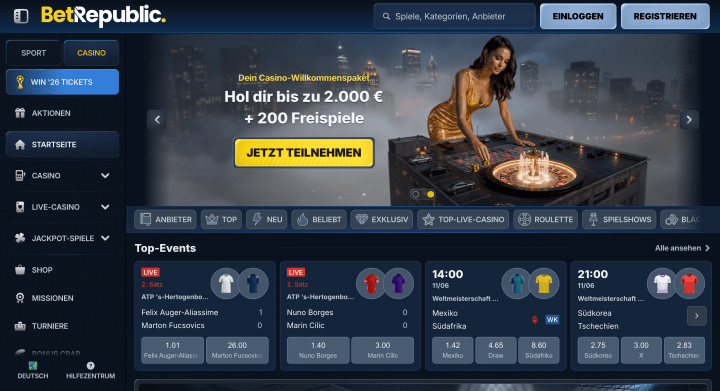 BetRepublic Casino 1