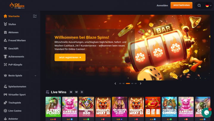 Blaze Spins Casino 1