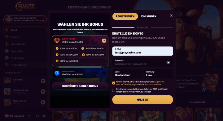 Chanze Casino 2