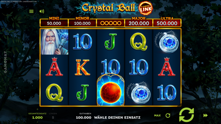 Crystal Ball Flaming Link 1
