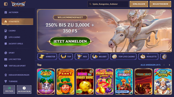 DivaSpin Casino 1